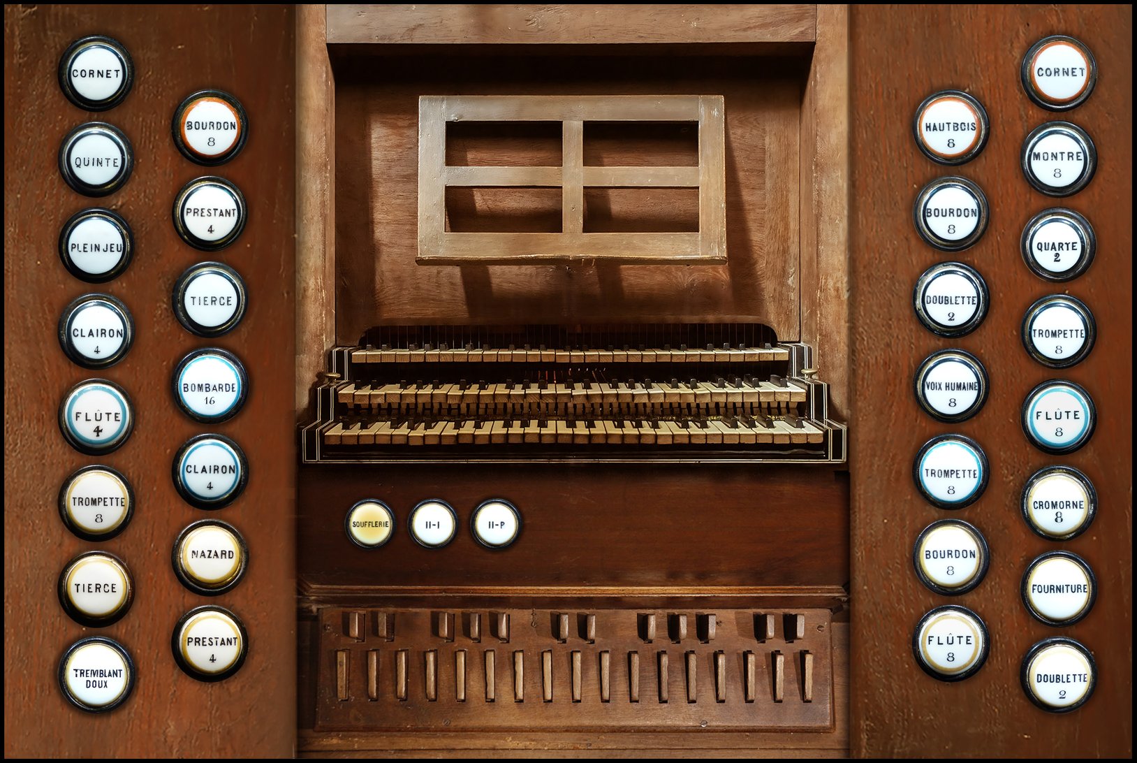 Hauptwerk Orgue Clicquot de Souvigny