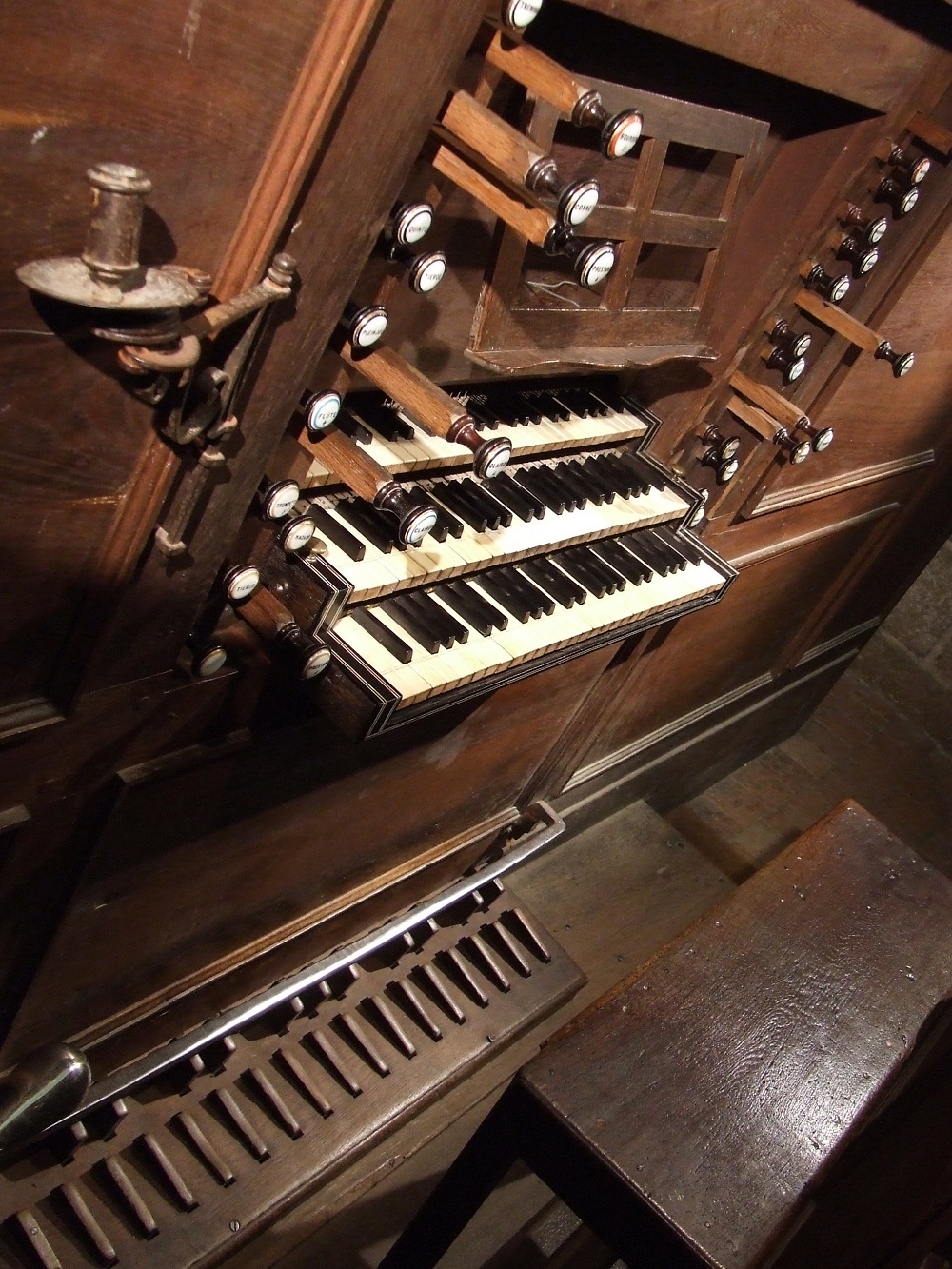 Hauptwerk Orgue Clicquot de Souvigny