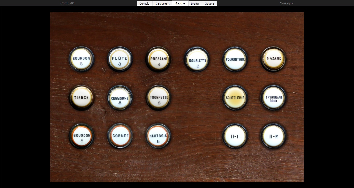 Hauptwerk Orgue Clicquot de Souvigny